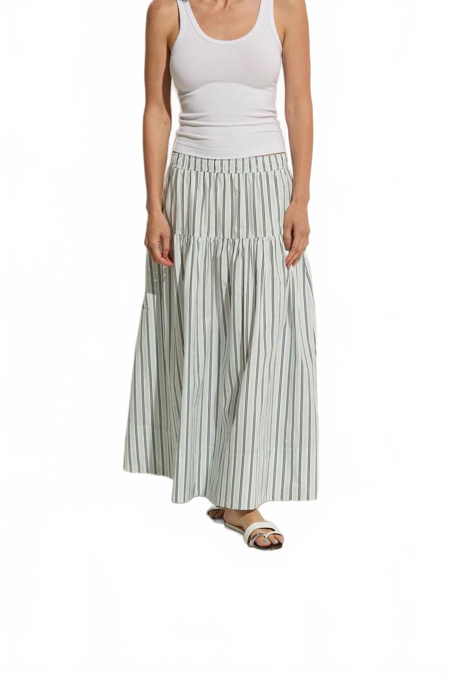 NEW ASHER jenny maxi skirt in glacier